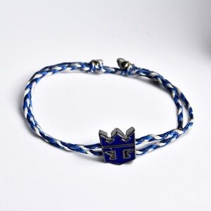🍫3 for $24🍫 Effy Royal Caribbean Silver Blue Crown Adjustable Bracelet CC